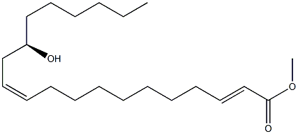 [R,2E,11Z,(+)]-14-Hydroxy-2,11-icosadienoic acid methyl ester Structure