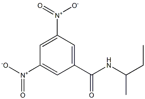 N-(1-Methylpropyl)-3,5-dinitrobenzamide Structure