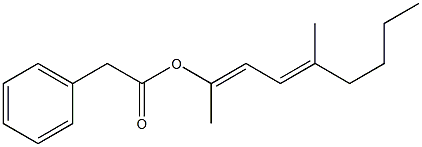 Phenylacetic acid 1,4-dimethyl-1,3-octadienyl ester