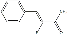 2-Fluoro-3-phenylpropenamide Struktur