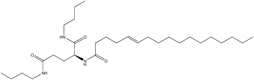N2-(5-Heptadecenoyl)-N1,N5-dibutylglutaminamide Struktur