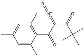 1-(2,4,6-Trimethylphenyl)-4,4-dimethyl-2-diazopentane-1,3-dione|