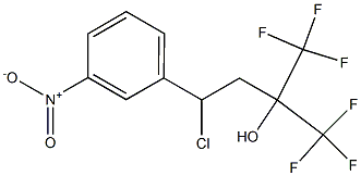 4-Chloro-4-(m-nitrophenyl)-1,1,1-trifluoro-2-trifluoromethyl-2-butanol|