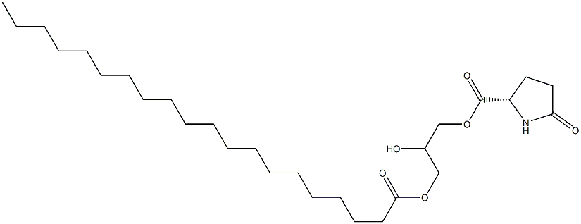 1-[(L-Pyroglutamoyl)oxy]-2,3-propanediol 3-icosanoate Structure