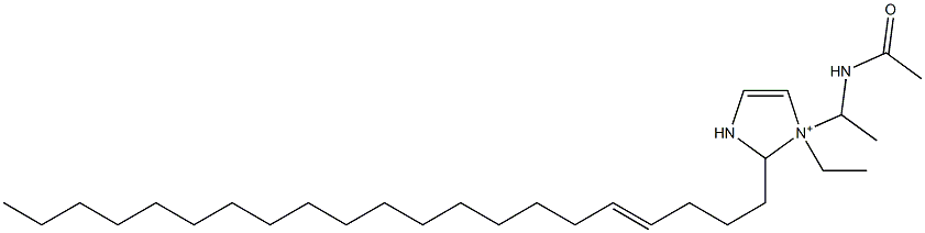 1-[1-(Acetylamino)ethyl]-1-ethyl-2-(4-henicosenyl)-4-imidazoline-1-ium Struktur