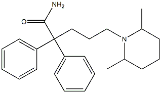 5-(2,6-Dimethyl-1-piperidinyl)-2,2-diphenylpentanamide