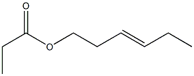 Propionic acid 3-hexenyl ester,,结构式