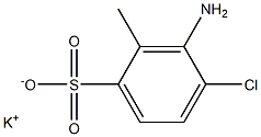 3-Amino-4-chloro-2-methylbenzenesulfonic acid potassium salt