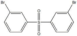Bis(3-bromophenyl) sulfone,,结构式