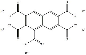 1,2,3,6,7-Naphthalenepentacarboxylic acid pentapotassium salt Structure