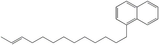 1-(11-Tridecenyl)naphthalene Struktur