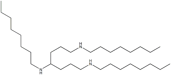 N,N',N''-Trioctylheptane-1,4,7-triamine Struktur