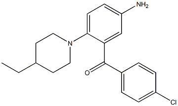 5-Amino-4'-chloro-2-(4-ethyl-1-piperidinyl)benzophenone