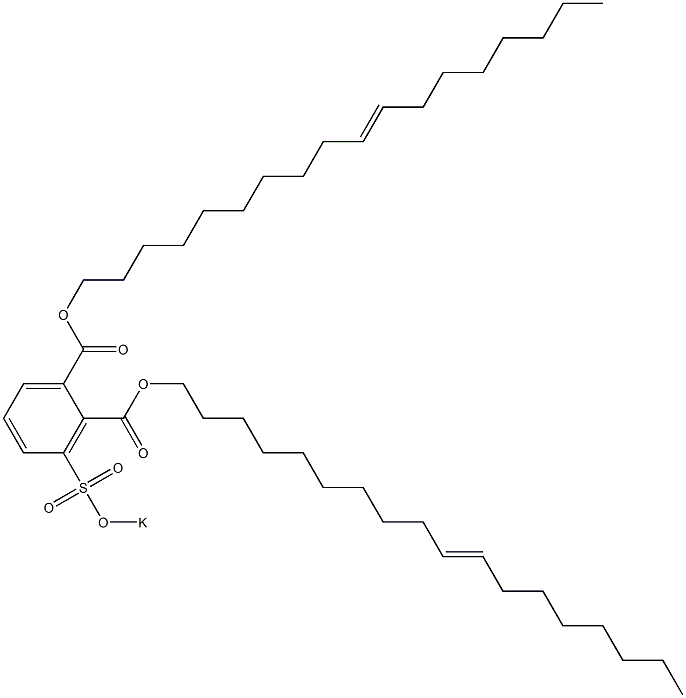 3-(Potassiosulfo)phthalic acid di(10-octadecenyl) ester