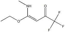 1,1,1-Trifluoro-4-(methylamino)-4-ethoxy-3-buten-2-one Structure