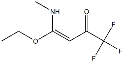 1,1,1-Trifluoro-4-(methylamino)-4-ethoxy-3-buten-2-one,,结构式