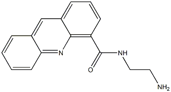 N-(2-アミノエチル)アクリジン-4-カルボアミド 化学構造式