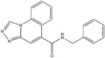 N-Benzyl[1,2,4]triazolo[4,3-a]quinoline-5-carboxamide Structure