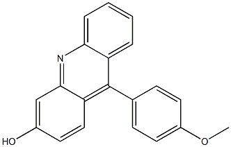 9-(4-Methoxyphenyl)-3-hydroxyacridine Structure