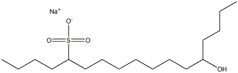 13-Hydroxyheptadecane-5-sulfonic acid sodium salt