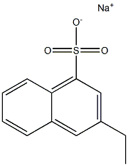 3-Ethyl-1-naphthalenesulfonic acid sodium salt,,结构式