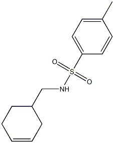 N-(3-Cyclohexenylmethyl)-p-toluenesulfonamide 结构式