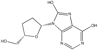 8-Hydroxy-2',3'-dideoxyinosine|