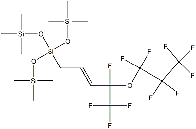  1-[Tris(trimethylsilyloxy)silyl]-4,5,5,5-tetrafluoro-4-(heptafluoropropoxy)-2-pentene