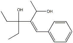 4-Phenylmethylene-3-ethylhexane-3,5-diol Structure