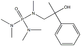 [Methyl[2-hydroxy-2-phenylpropyl]amino]bis(dimethylamino)phosphine oxide Structure