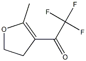 4,5-Dihydro-2-methyl-3-(trifluoroacetyl)furan Struktur