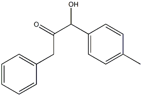 1-Phenyl-3-(4-methylphenyl)-3-hydroxypropan-2-one Structure