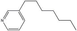3-Heptylpyridine,,结构式