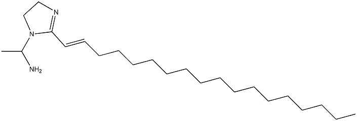 1-(1-アミノエチル)-2-(1-オクタデセニル)-2-イミダゾリン 化学構造式