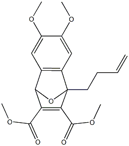 1,4-Dihydro-1-(3-butenyl)-6,7-dimethoxy-1,4-epoxynaphthalene-2,3-dicarboxylic acid dimethyl ester