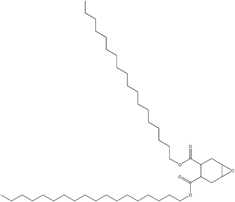 7-オキサビシクロ[4.1.0]ヘプタン-3,4-ジカルボン酸ジオクタデシル 化学構造式