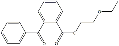 2-Benzoylbenzoic acid 2-ethoxyethyl ester Structure