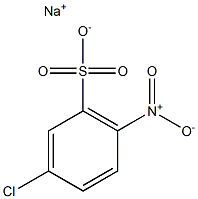 3-クロロ-6-ニトロベンゼンスルホン酸ナトリウム 化学構造式