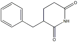 3-(Benzyl)piperidine-2,6-dione 结构式