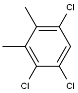 1,2,5-Trichloro-3,4-dimethylbenzene 结构式