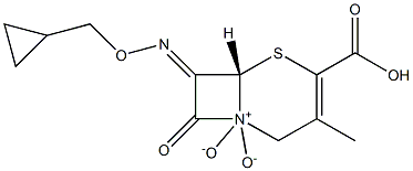 7-[(E)-(Cyclopropylmethoxy)imino]-3-methyl-4-carboxycepham-3-ene 1,1-dioxide|