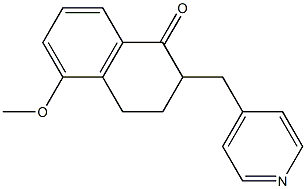 3,4-Dihydro-5-methoxy-2-(4-pyridinylmethyl)naphthalen-1(2H)-one