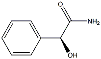 (2S)-2-ヒドロキシ-2-フェニルアセトアミド 化学構造式