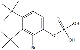 Phosphoric acid bis(tert-butyl)[2-bromophenyl] ester Structure