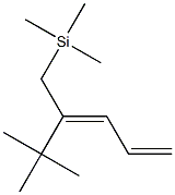 [(2E)-2-tert-Butyl-2,4-pentadienyl]trimethylsilane,,结构式