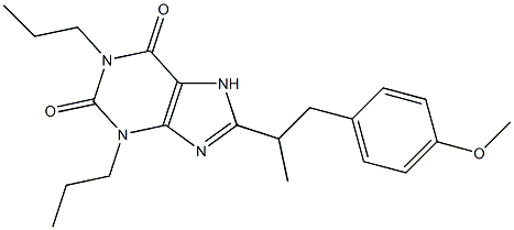 1,3-Dipropyl-8-[1-methyl-2-(4-methoxyphenyl)ethyl]xanthine