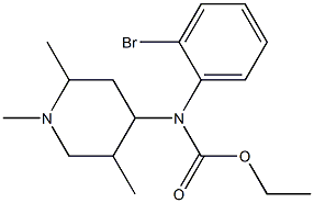 N-(2-Bromophenyl)-N-(1,2,5-trimethylpiperidin-4-yl)carbamic acid ethyl ester|