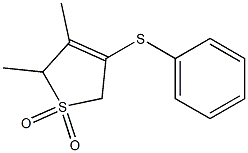  2,5-Dihydro-2,3-dimethyl-4-phenylthiothiophene 1,1-dioxide