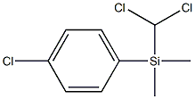 (Dichloromethyl)dimethyl(4-chlorophenyl)silane 结构式