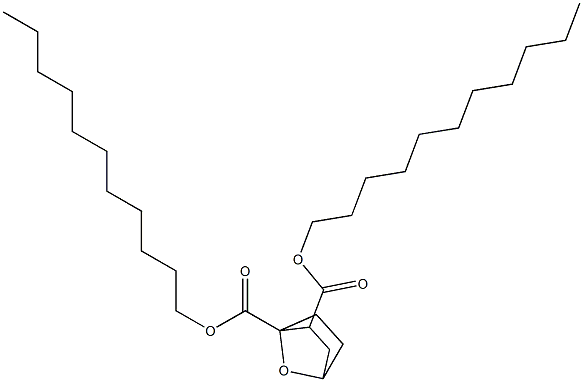 7-Oxabicyclo[2.2.1]heptane-1,2-dicarboxylic acid diundecyl ester Structure